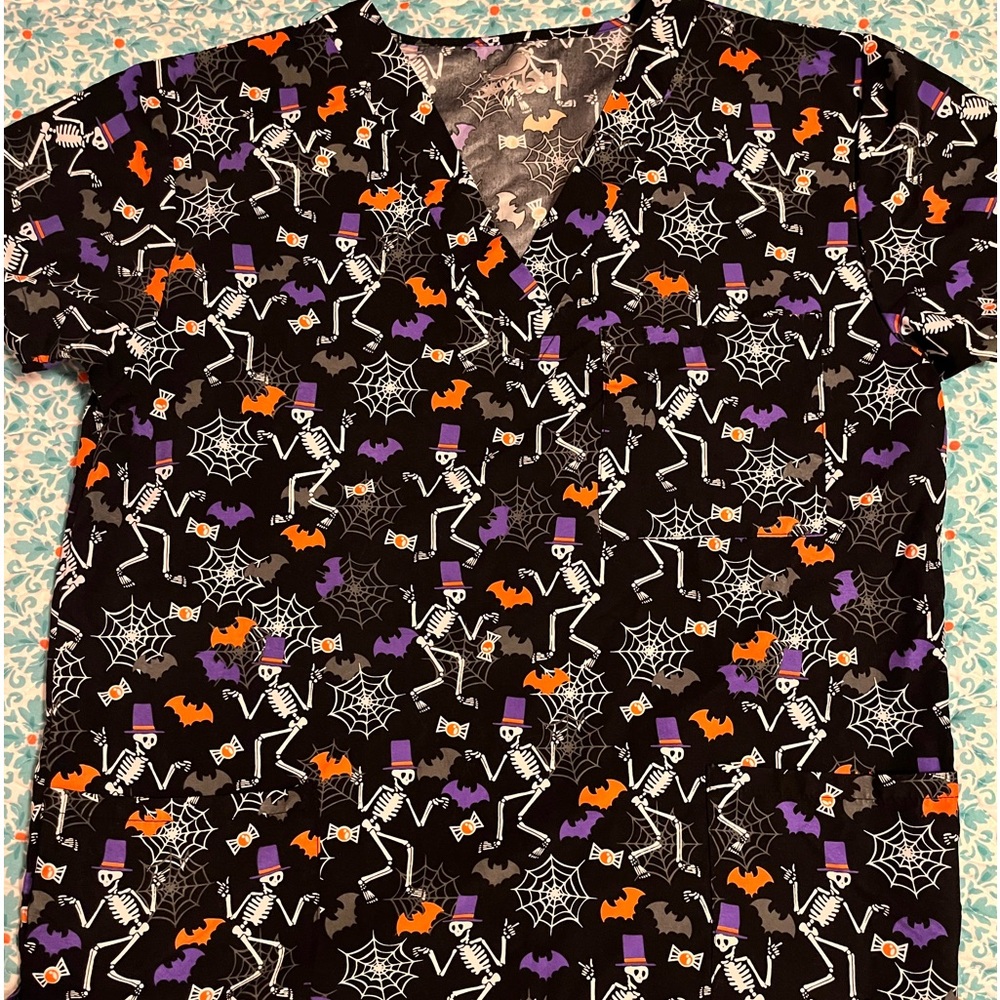 Scrub Top - Halloween